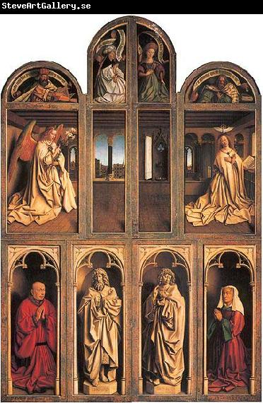 Jan Van Eyck Closed view, back panels